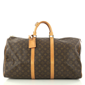 Louis Vuitton Keepall Bag Monogram Canvas 55 Brown 2927303