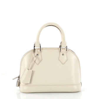 Louis Vuitton Alma Handbag Epi Leather BB White 2927402