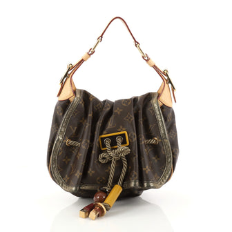 Louis Vuitton Kalahari Handbag Monogram Canvas PM Brown 2927504
