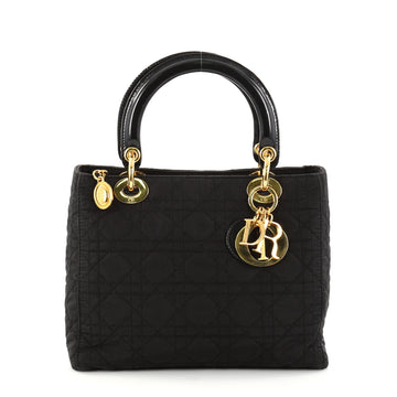 Christian Dior Lady Dior Handbag Cannage Quilt Nylon 2927904