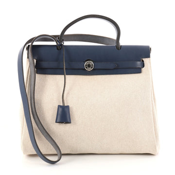 Hermes Herbag Toile and Leather PM Neutral 2928003