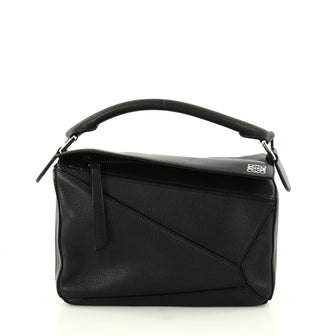 Loewe Puzzle Bag Leather Small Black 2929501