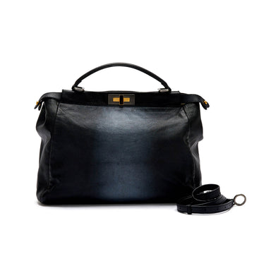 Fendi Peekaboo Ombre Zebra Print with Calfhair Interior Large