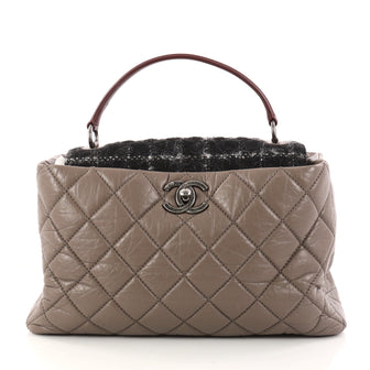 Chanel Portobello Top Handle Bag Quilted Aged Calfskin 2930902