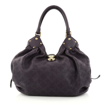 Louis Vuitton L Hobo Mahina Leather Purple 2930906