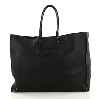 Balenciaga Papier A3 Classic Studs Handbag Leather Large 2933502