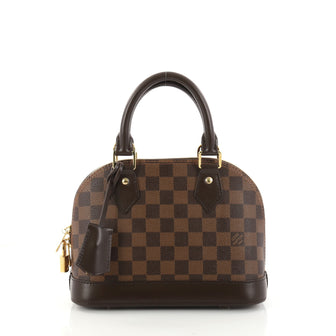 Louis Vuitton Alma Handbag Damier BB Brown 2936701