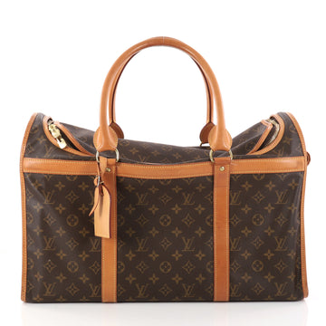 Louis Vuitton Dog Carrier Monogram Canvas 50 Brown 2938802