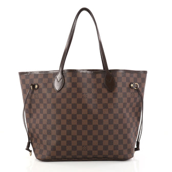 Louis Vuitton Neverfull Tote Damier MM Brown 2939002