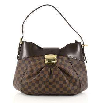 Louis Vuitton Sistina Handbag Damier MM Brown 2939501
