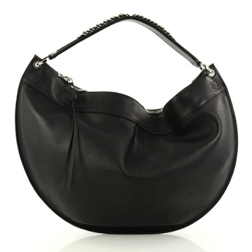 Loewe Fortune Hobo Leather Black 2940701