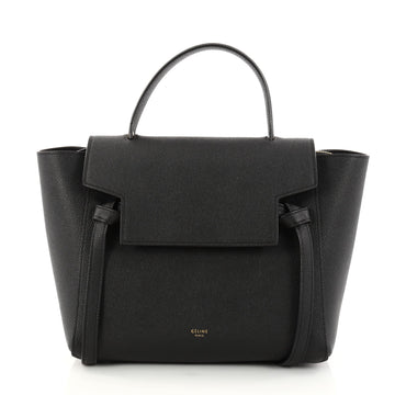 Celine Belt Bag Grainy Leather Micro Black 2942401