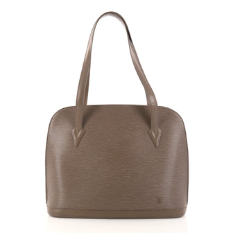 Louis Vuitton Lussac Handbag Epi Leather Brown 2944505