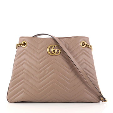 Gucci GG Marmont Chain Shoulder Bag Matelasse Leather 2945001