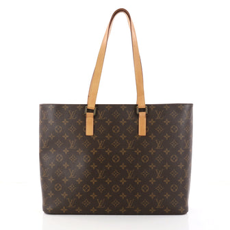 Louis Vuitton Luco Handbag Monogram Canvas Brown 2945801