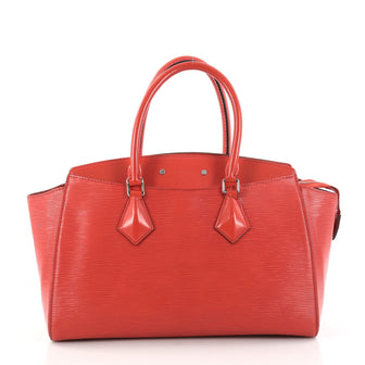 Louis Vuitton Soufflot NM Handbag Epi Leather MM Red 2945902