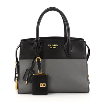 Prada Esplanade Handbag Saffiano Leather Small Black 2947302