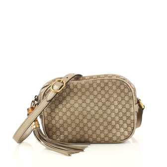 Gucci Sunshine Disco Handbag Microguccissima Leather Gold 2951202