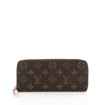 Louis Vuitton Clemence Wallet Monogram Canvas Brown 2951401