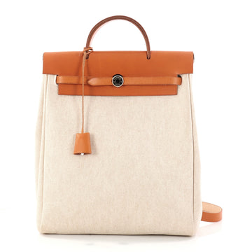 Hermes Herbag Backpack Toile Neutral 2951504