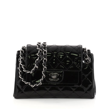 Chanel Chain Double Accordion Flap Bag Quilted Patent 2951505