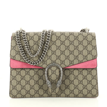  Gucci Dionysus Handbag GG Coated Canvas Medium Brown 2951901