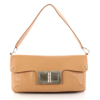 Chanel Giant Mademoiselle Lock Shoulder Bag Quilted 2953301