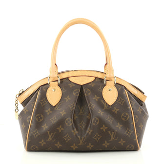 Louis Vuitton Tivoli Handbag Monogram Canvas PM Brown 2954402