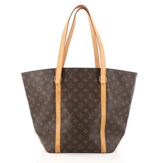 Louis Vuitton Shopping Sac Handbag Monogram Canvas MM 2955203
