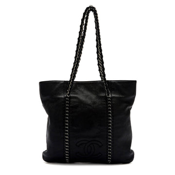 Chanel Luxe Ligne Tote Caviar Small