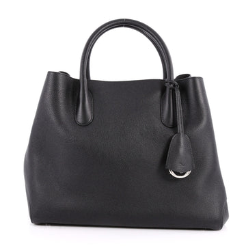 Christian Dior Open Bar Bag Leather Large Black 2960401
