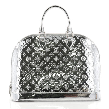 Louis Vuitton Alma Handbag Miroir PVC GM Silver 2961201