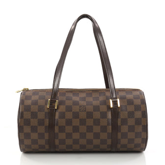 Louis Vuitton Papillon Handbag Damier 30 Brown 2961202