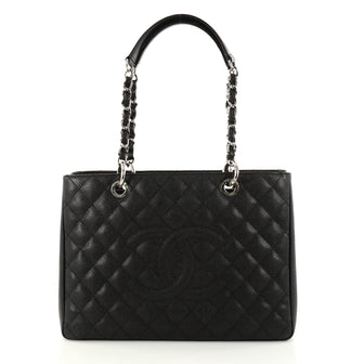 Chanel Grand Shopping Tote Quilted Caviar Black 2961207
