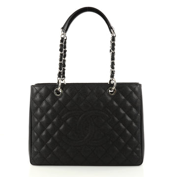 Chanel Grand Shopping Tote Quilted Caviar Black 2961207