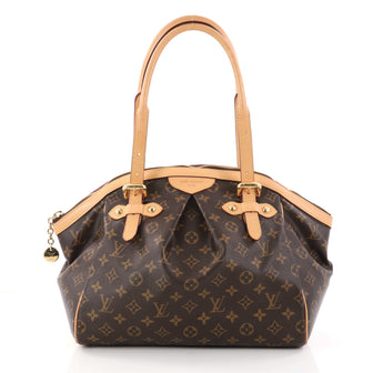Louis Vuitton Tivoli Handbag Monogram Canvas GM Brown 2961601
