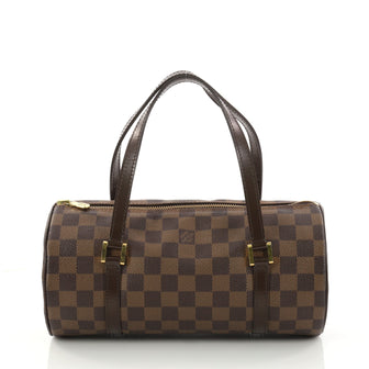 Louis Vuitton Papillon Handbag Damier 26 Brown 2966801