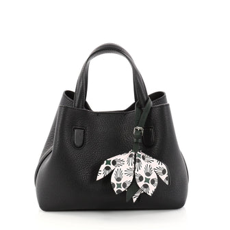 Christian Dior Blossom Handbag Leather Small Black 296780