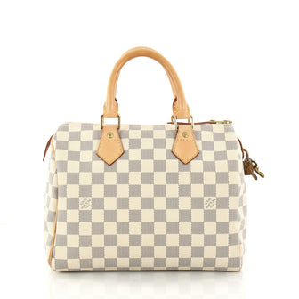 Louis Vuitton Speedy Handbag Damier 25 White 2967902