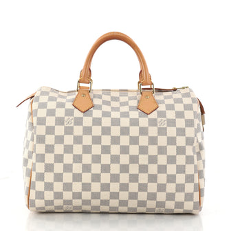 Louis Vuitton Speedy Handbag Damier 30 White 2968601