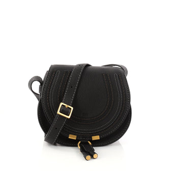 Chloe Marcie Crossbody Bag Leather Mini Black 2968901