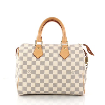 Louis Vuitton Speedy Handbag Damier 25 White 2970102
