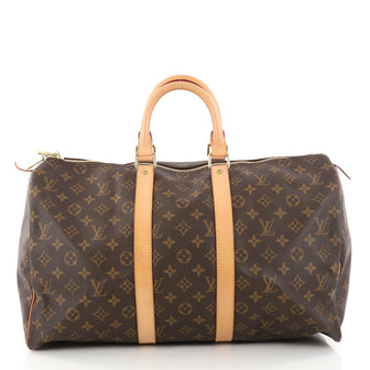 Louis Vuitton Keepall Bag Monogram Canvas 45 Brown 2970502