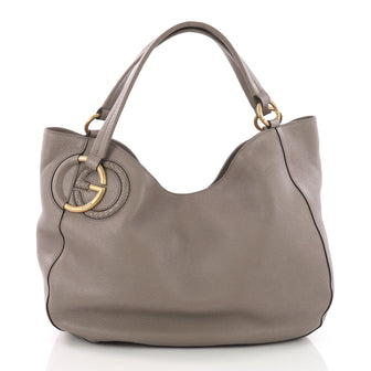 Gucci Twill Shoulder Bag Leather 2971103