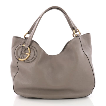 Gucci Twill Shoulder Bag Leather 2971103