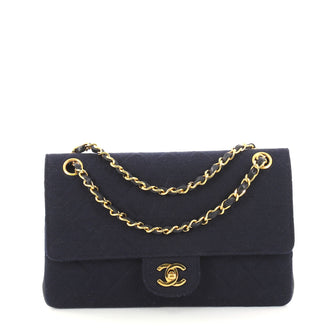 Chanel Classic Double Flap Bag Quilted Jersey and 2971902