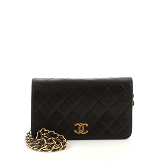 Chanel Vintage 3 Way Full Flap Bag Quilted Lambskin Mini 2972001