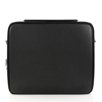 Louis Vuitton Odessa Computer Case Taiga Leather Black 2972301