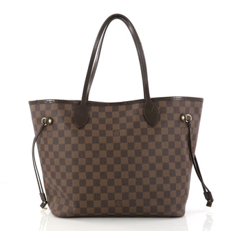 Louis Vuitton Neverfull Tote Damier MM Brown 2972803