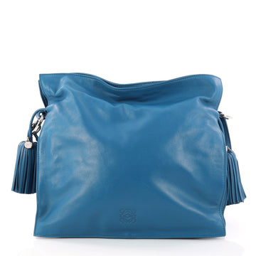 Loewe Flamenco Bag Leather Blue 2975702